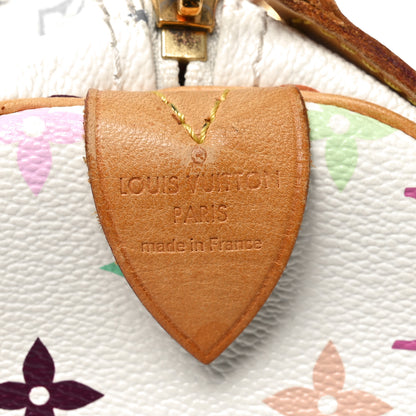 Louis Vuitton Monogram Multicolor Speedy 30 White 6 of 9