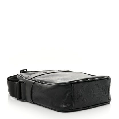 Louis Vuitton Calfskin Monogram Shadow Danube PM Black 4 of 10