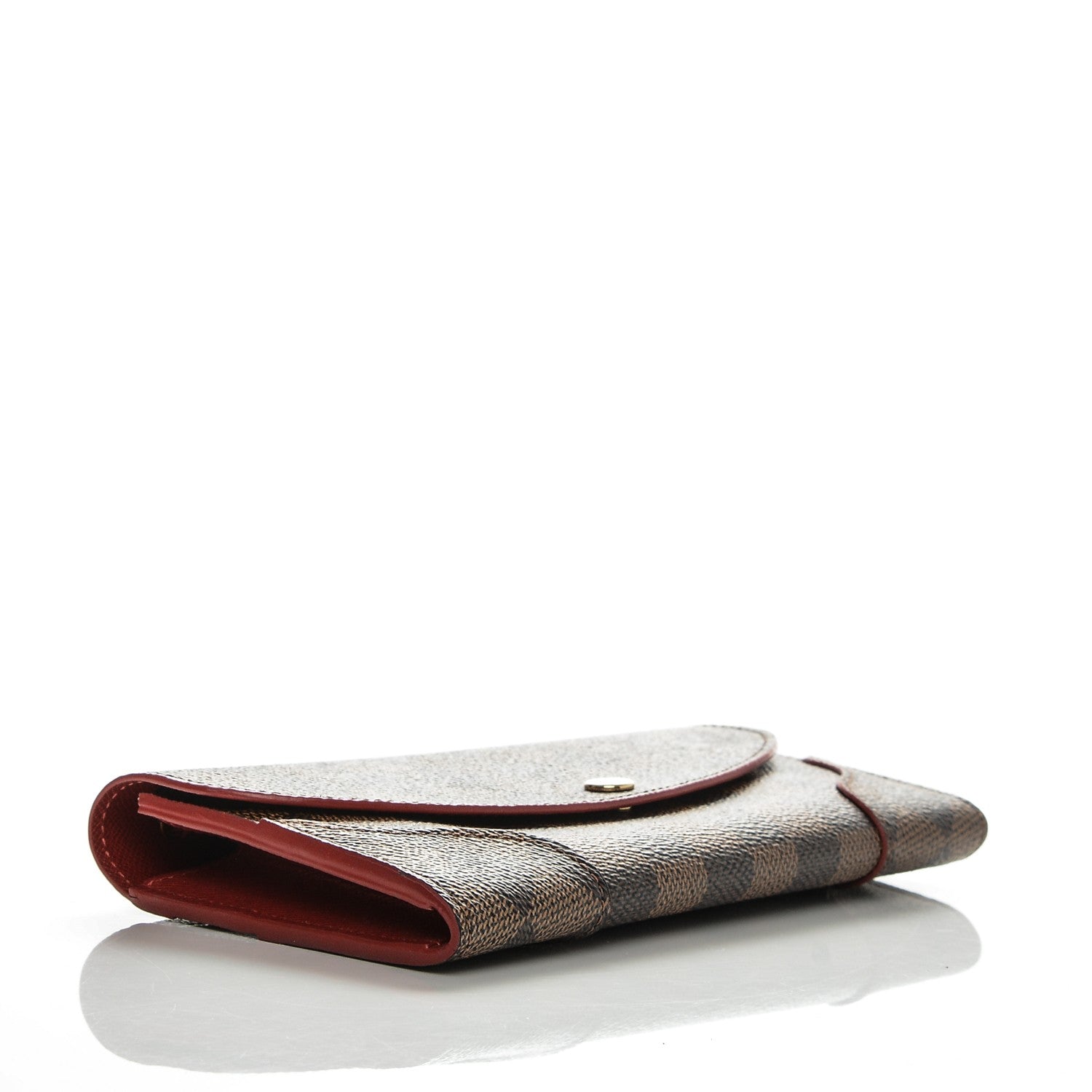 Louis Vuitton Damier Ebene Caissa Wallet Cherry 4 of 8