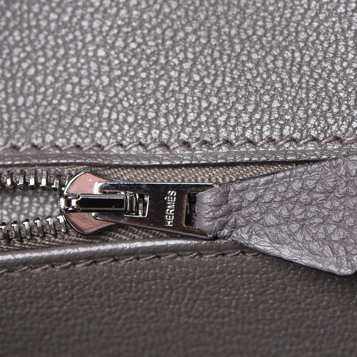 Hermes Togo Birkin 25 Etain 14 of 33