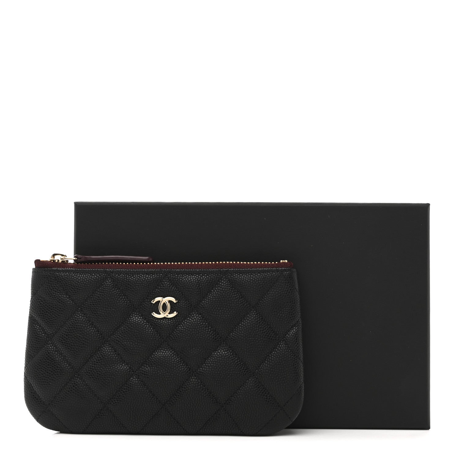Chanel Caviar Quilted Small Cosmetic Case Black 8 of 8