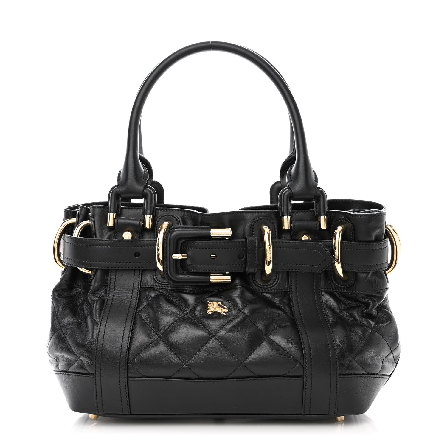 Burberry Calfskin Quilted Baby Beaton Black 1 of 13
