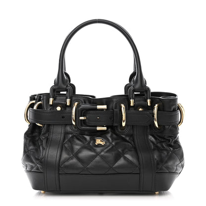Burberry Calfskin Quilted Baby Beaton Black 1 of 13