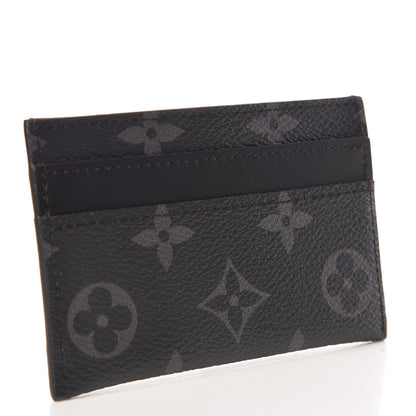 Louis Vuitton Monogram Eclipse Porte-Cartes Double Card Holder 3 of 7
