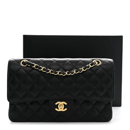 Chanel Caviar Quilted Medium Double Flap Black 11 of 11