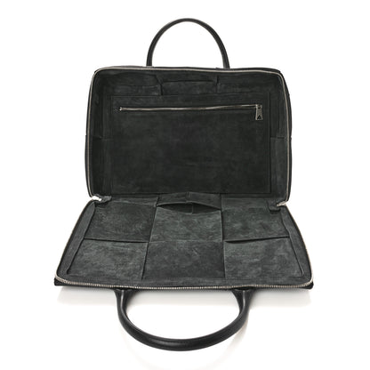 Bottega Veneta Urban Calfskin Maxi Intrecciato Arco Briefcase Black 5 of 8