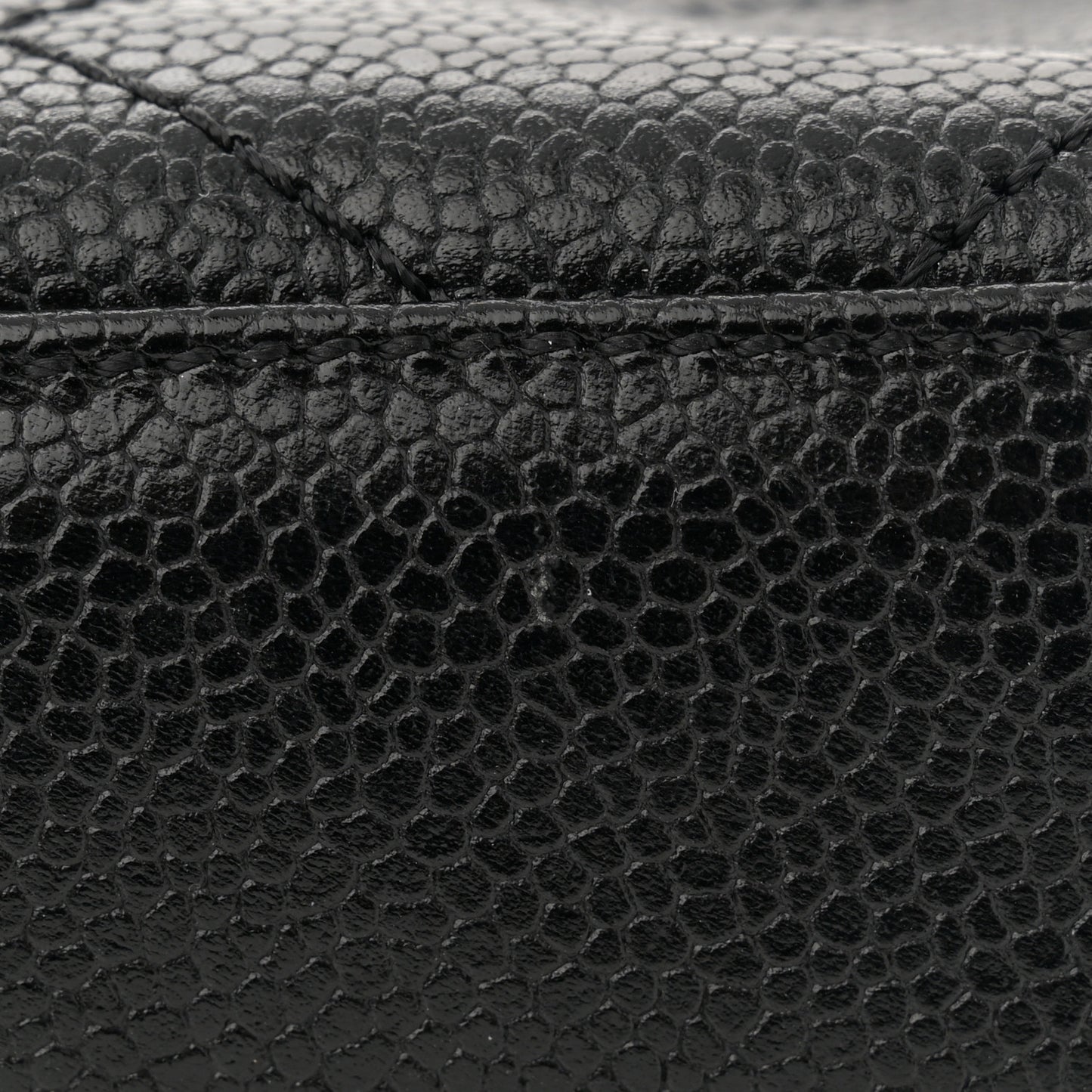 Caviar Quilted Mini Flap Black