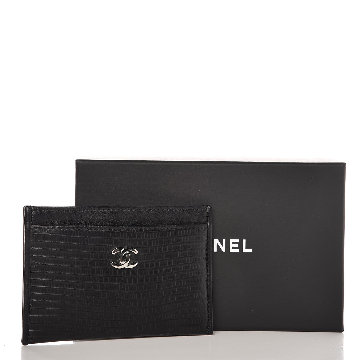 Lizard Card Holder Black