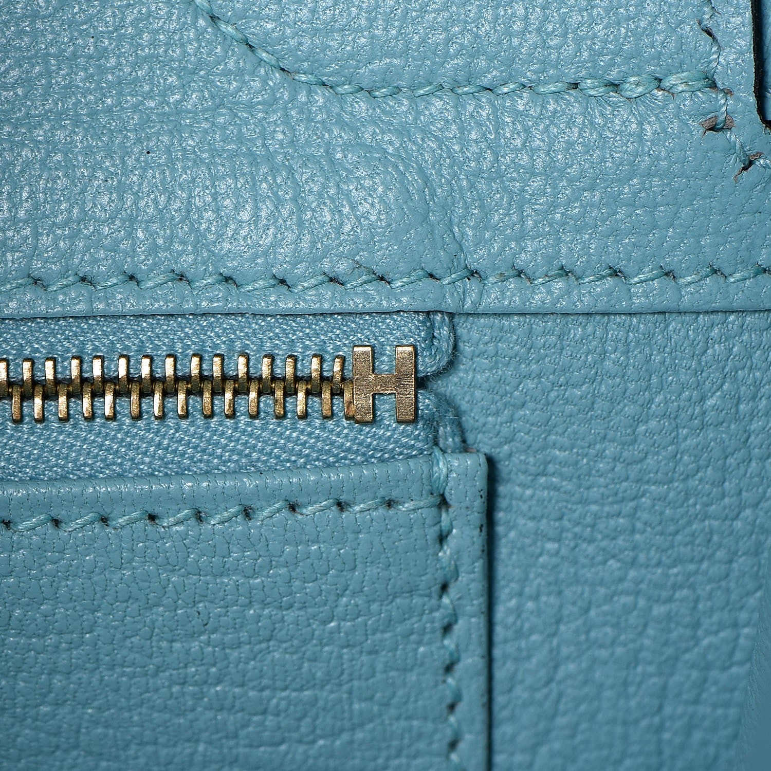 Hermes Togo Birkin 30 Bleu Atoll 16 of 35
