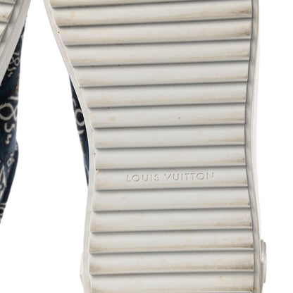 Louis Vuitton Jacquard Since 1854 Time Out Sneakers 38 Blue 6 of 7