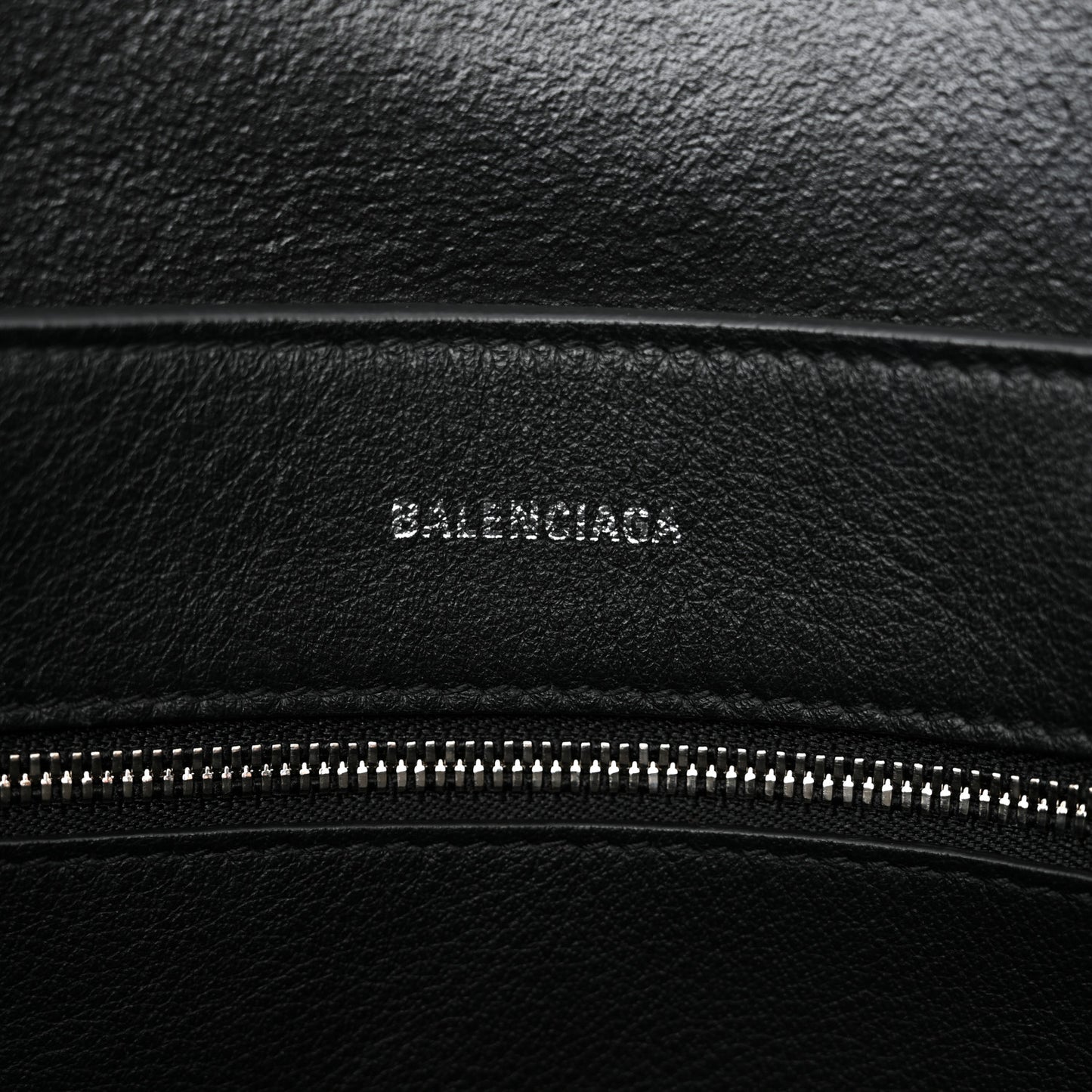 Calfskin XS Everyday Tote Balenciaga Grey Black