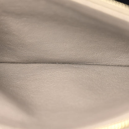 Saint Laurent Grained Lambskin Quilted Mini Becky Double Zip Bag Taupe 6 of 14