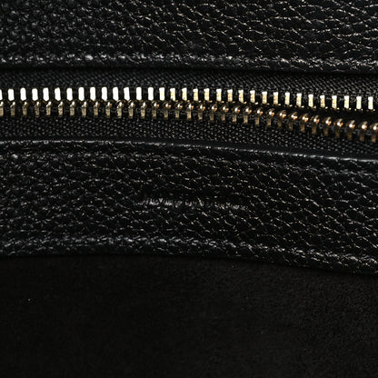 Celine Soft Grained Calfskin Medium Belt Cabas Phantom Black 6 of 9