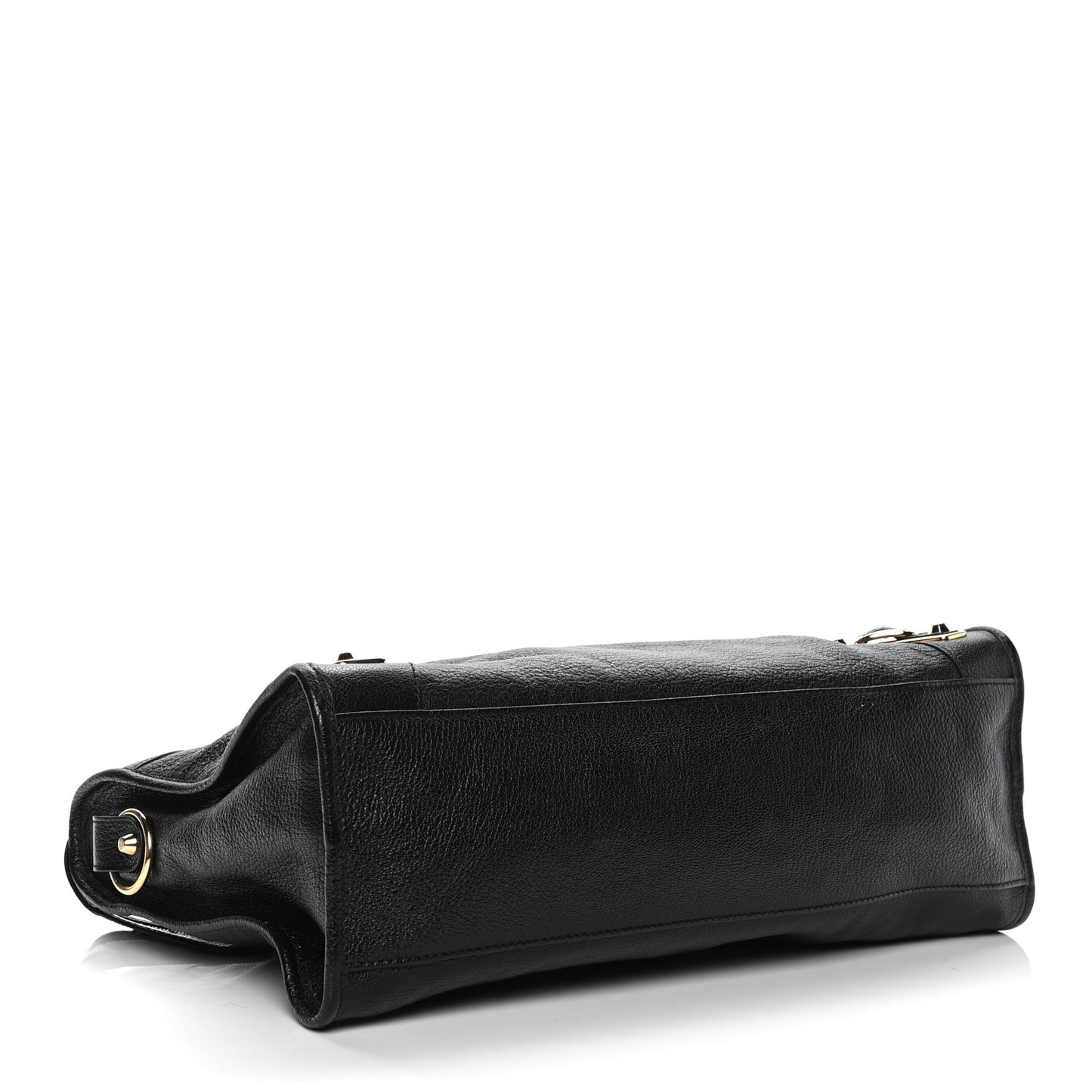 Chevre Gold Metallic Edge Hardware City Black