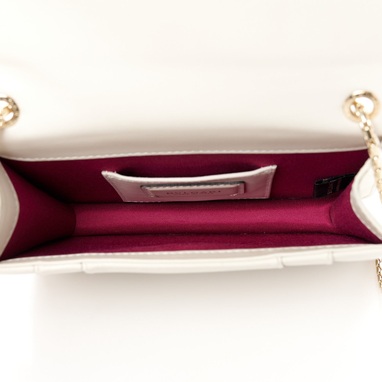 Calfskin Small Serpenti Forever Snake Strap Crossbody Bag White Agate