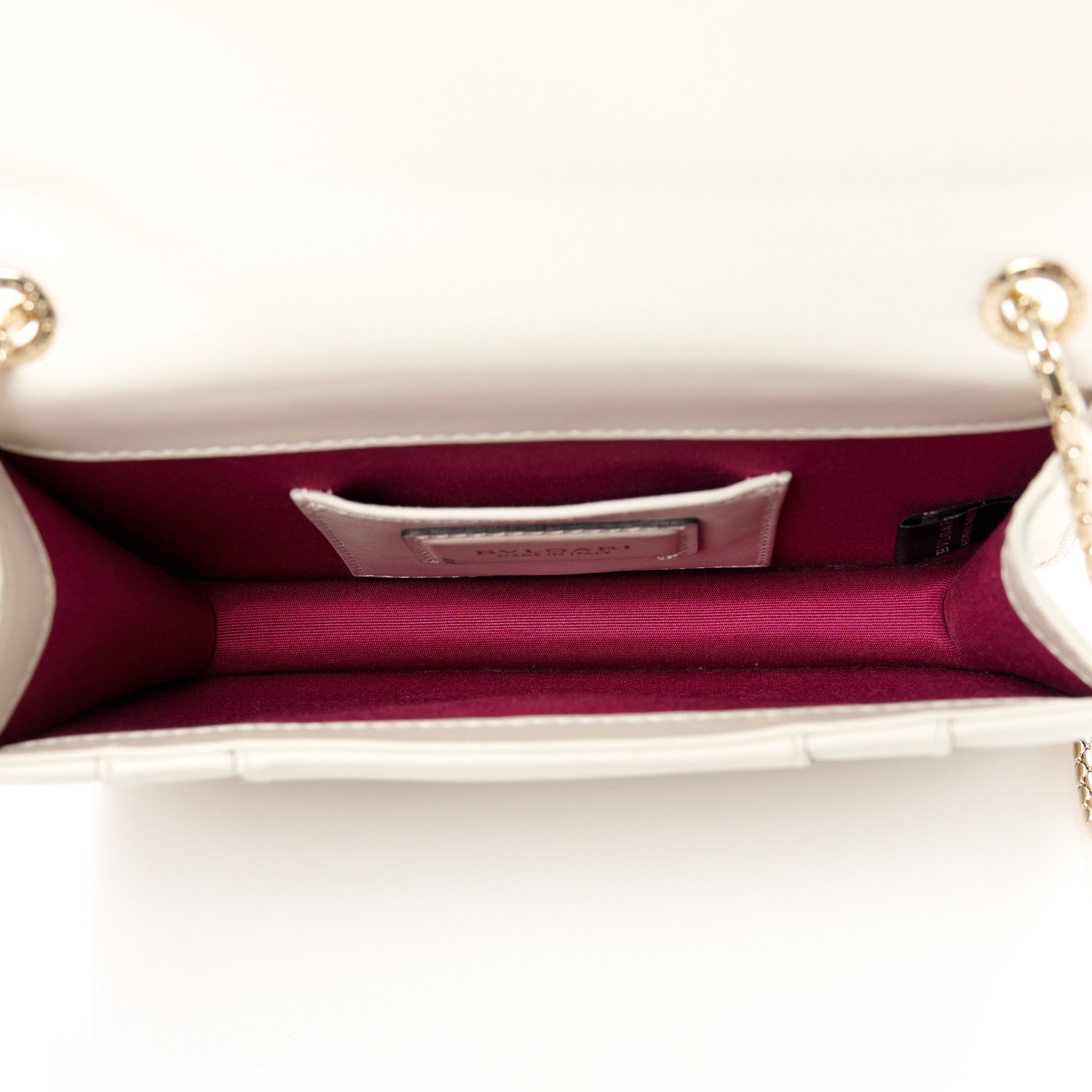 Bulgari Calfskin Small Serpenti Forever Snake Strap Crossbody Bag White Agate 6 of 11