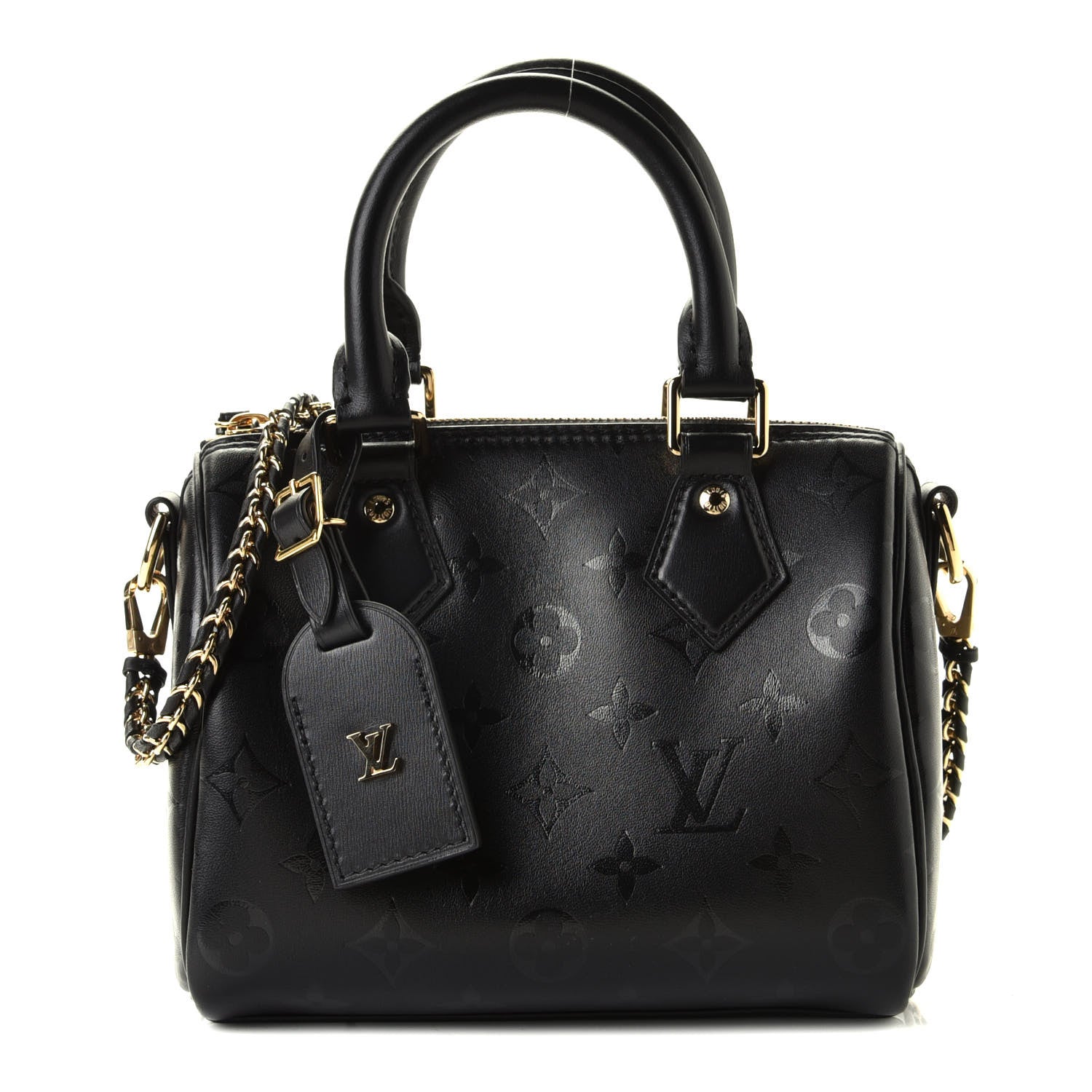 Louis Vuitton Monogram Ink Speedy BB Black 4 of 28