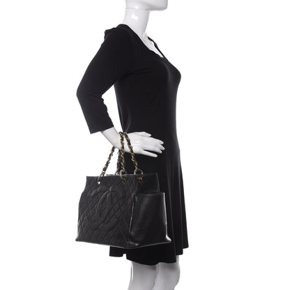 Chanel Caviar Quilted Timeless CC Tote Black 2 of 21