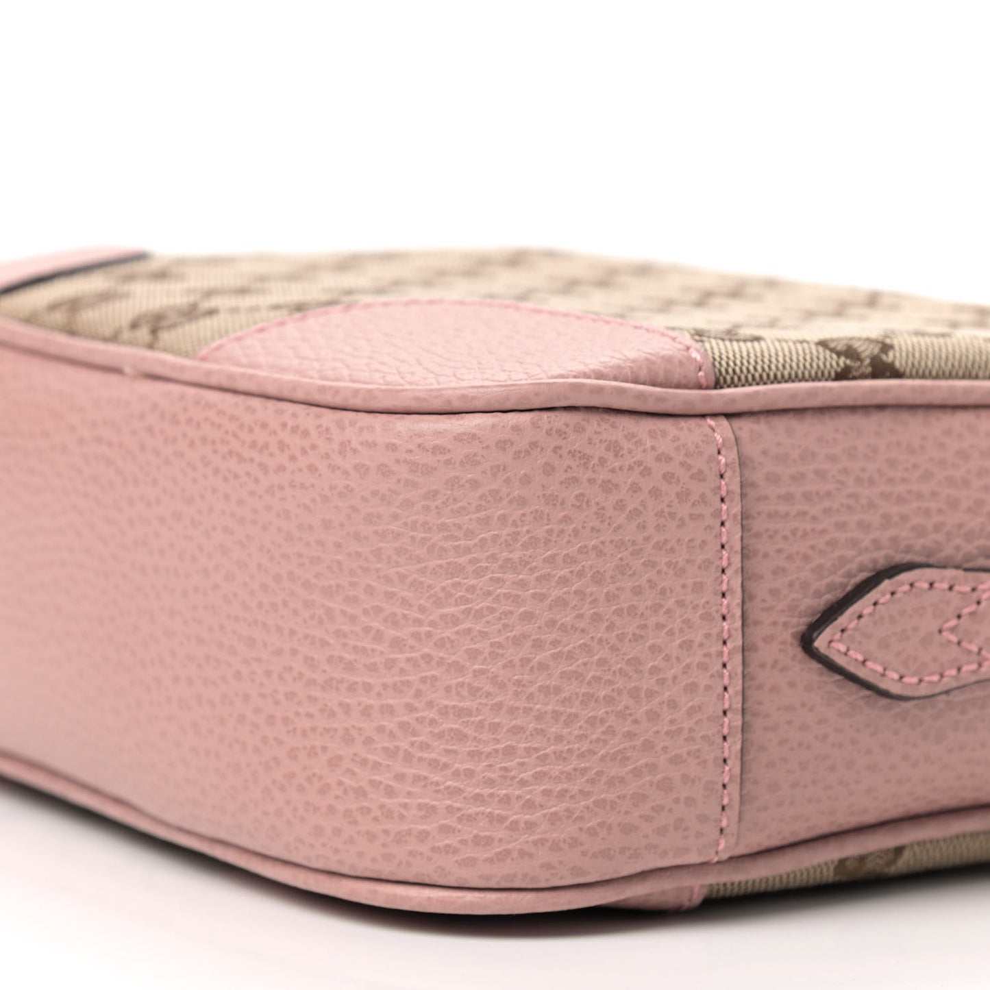 Monogram Mini Bree Messenger Bag Beige Soft Pink