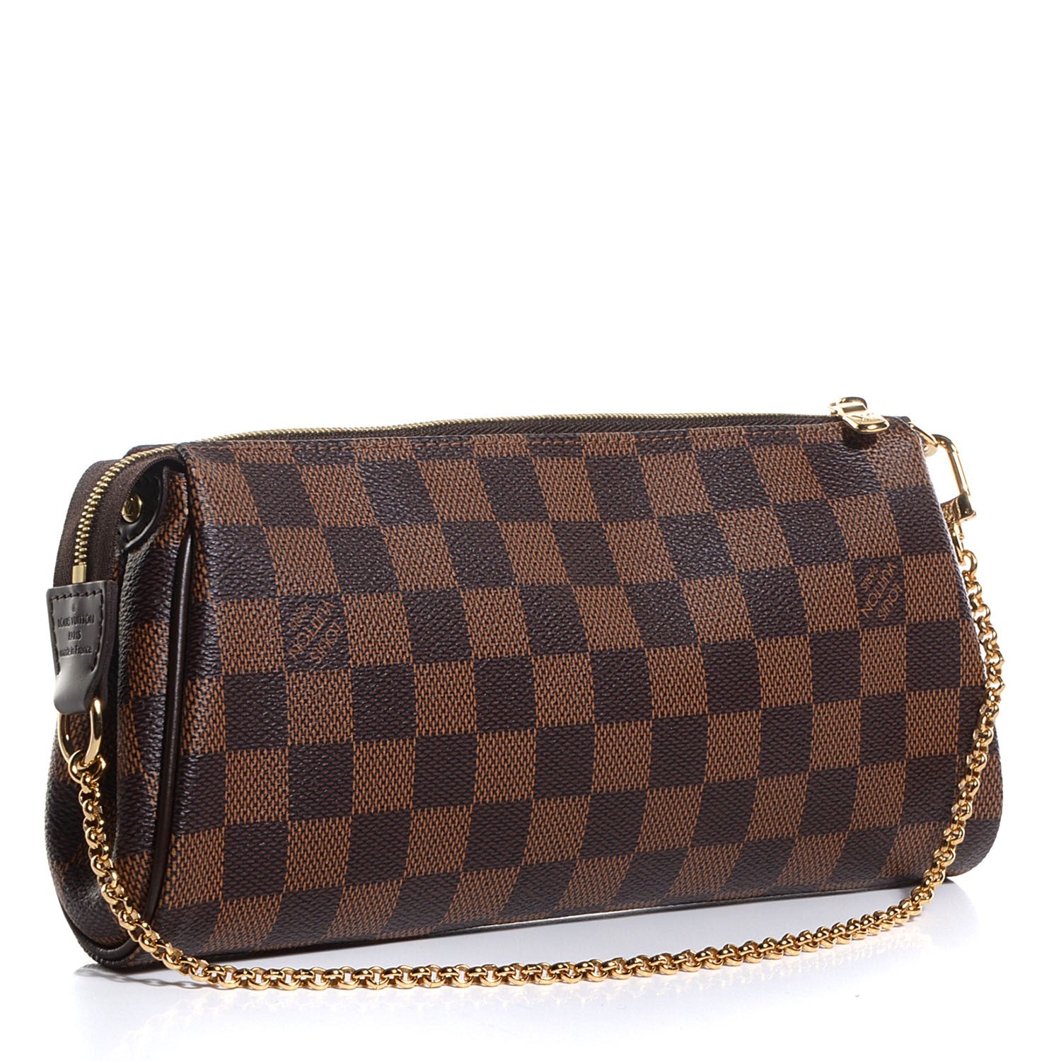 Louis Vuitton Damier Ebene Eva Clutch 3 of 7