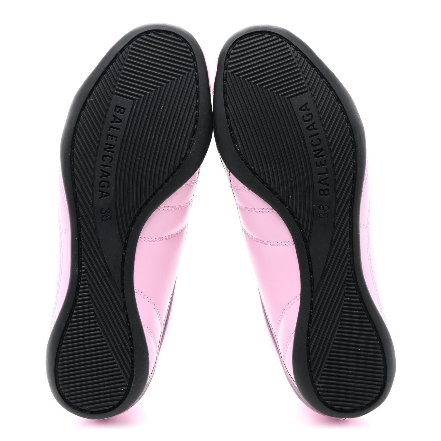 Balenciaga Polyurethane Womens Zen Sneakers 38 Pink Black 5 of 9
