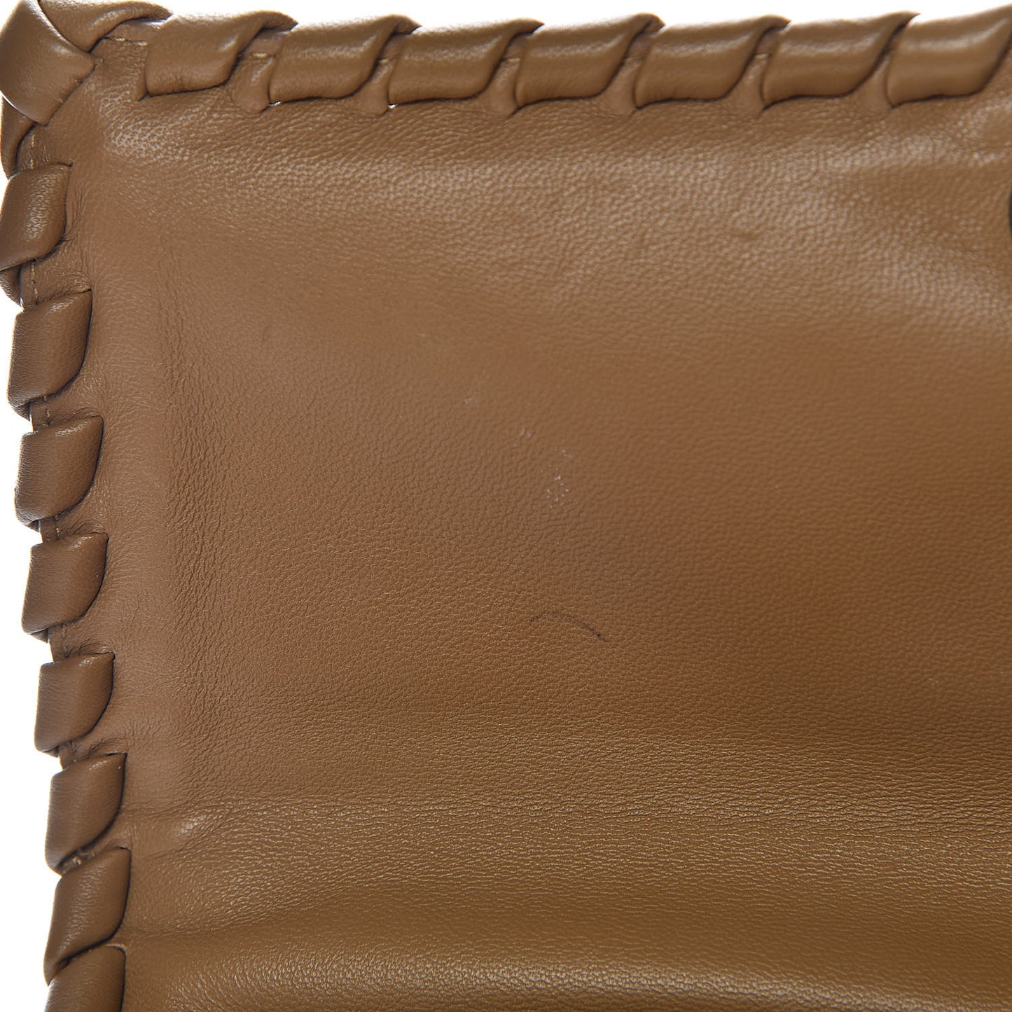 Nappa Intrecciato Small Olimpia Shoulder Bag Camel