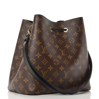 Louis Vuitton Monogram Neonoe MM Black 3 of 7