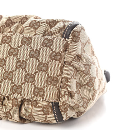 Gucci Monogram Medium D Gold Ring Hobo Dark Brown 8 of 8
