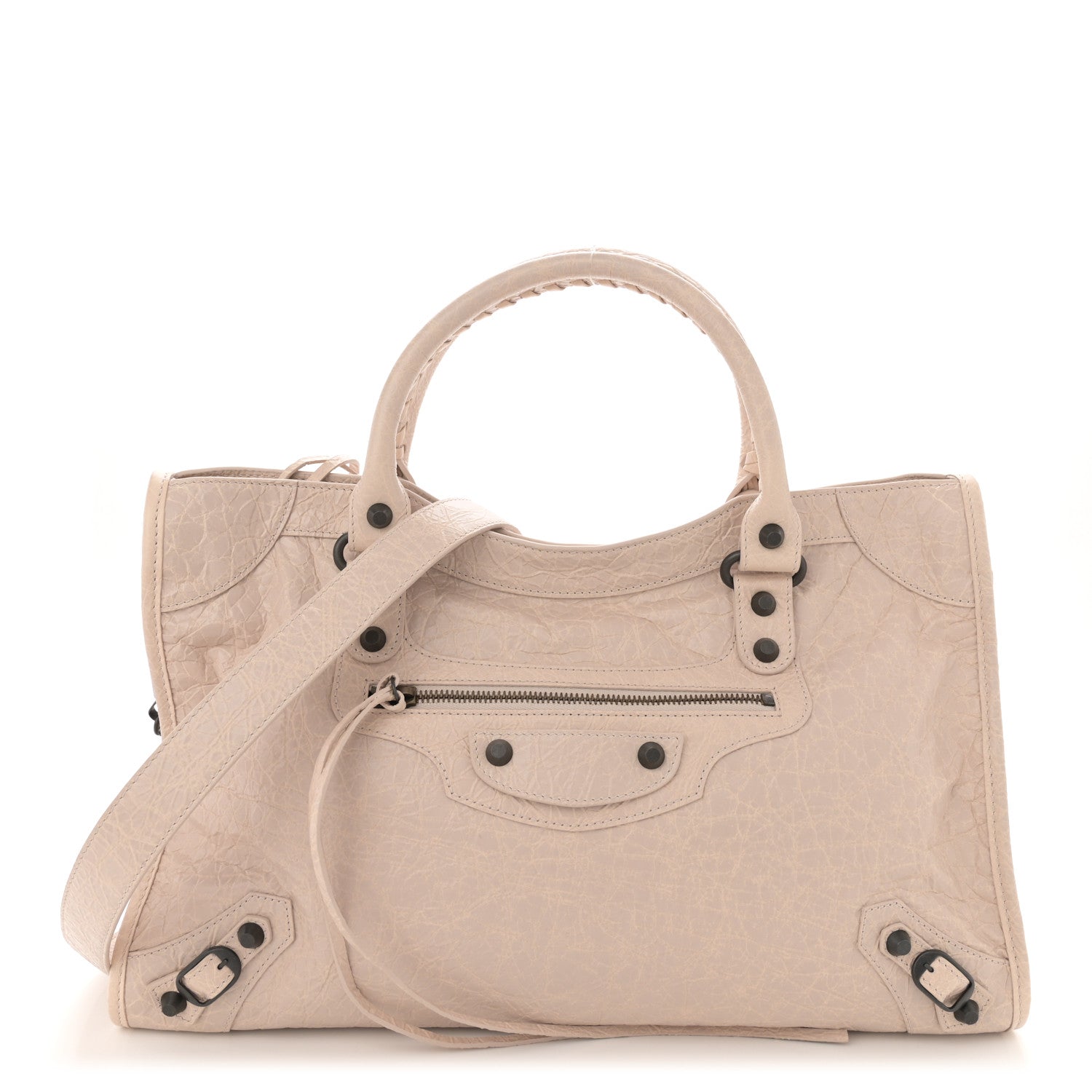 Balenciaga Agneau Arena Classic Hardware Medium Le City Almond 1 of 11