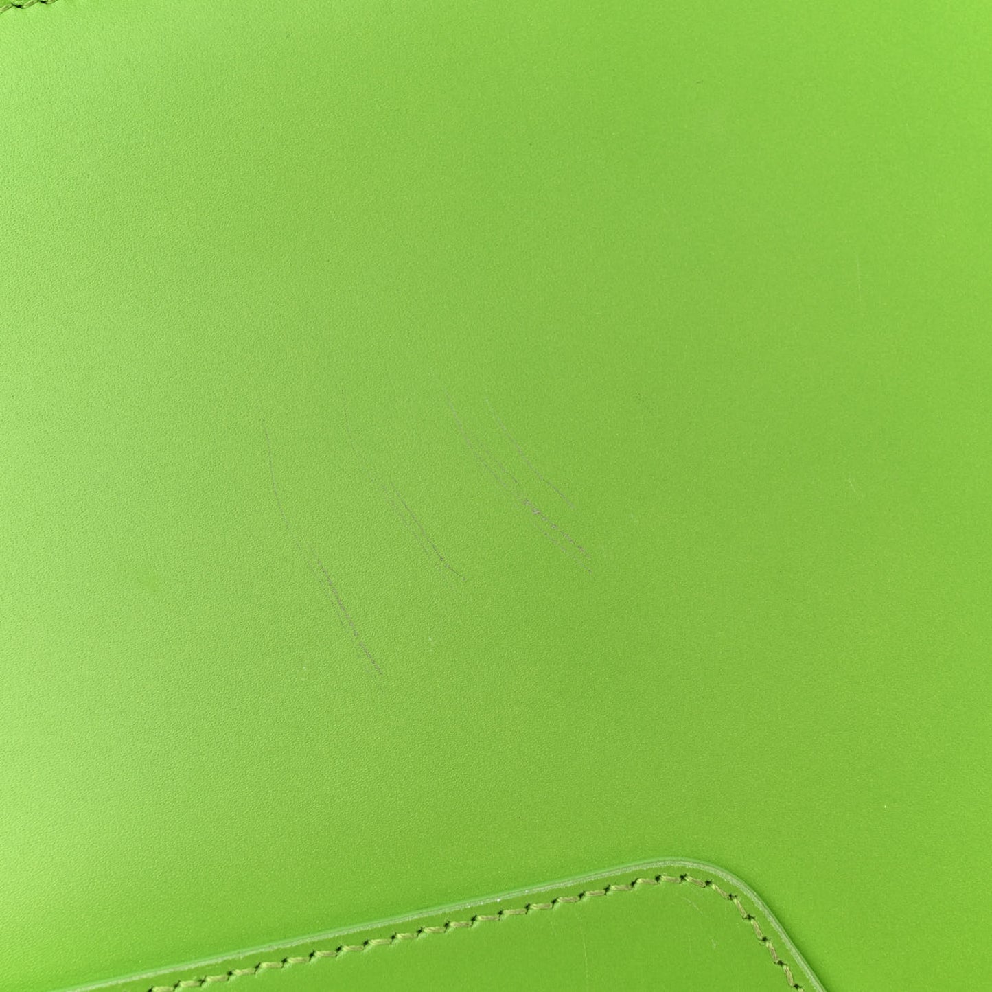 Smooth Calfskin Medium TB Shoulder Bag Brilliant Green