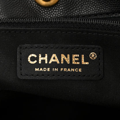 Chanel Caviar Quilted Sweet Classic Shopping Tote Black 6 of 13