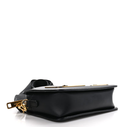 Fendi Vitello Metal Monster Eyes Messenger Bag Black 4 of 13