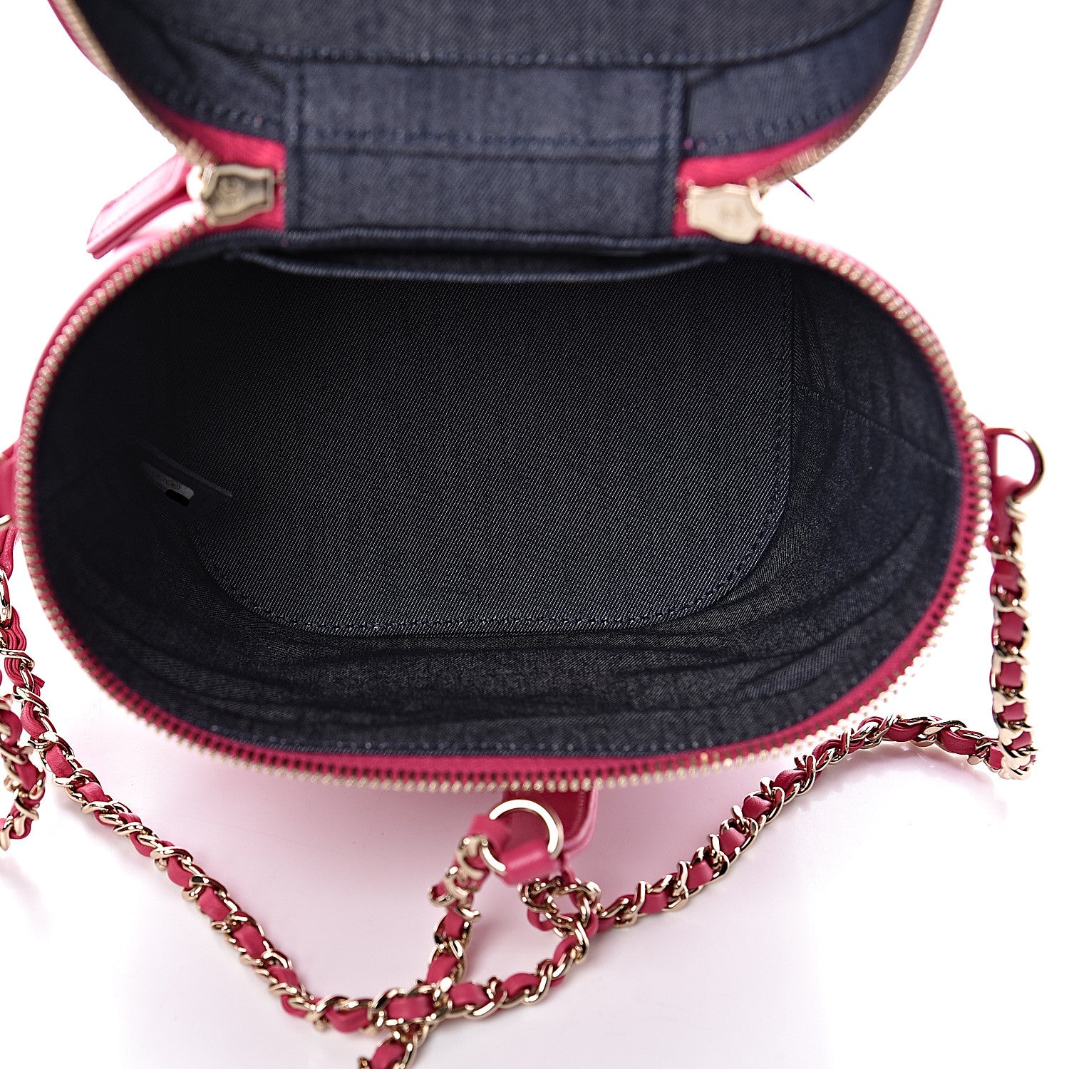Chanel Lambskin Timeless Vanity Cosmetic Case Pink 5 of 10