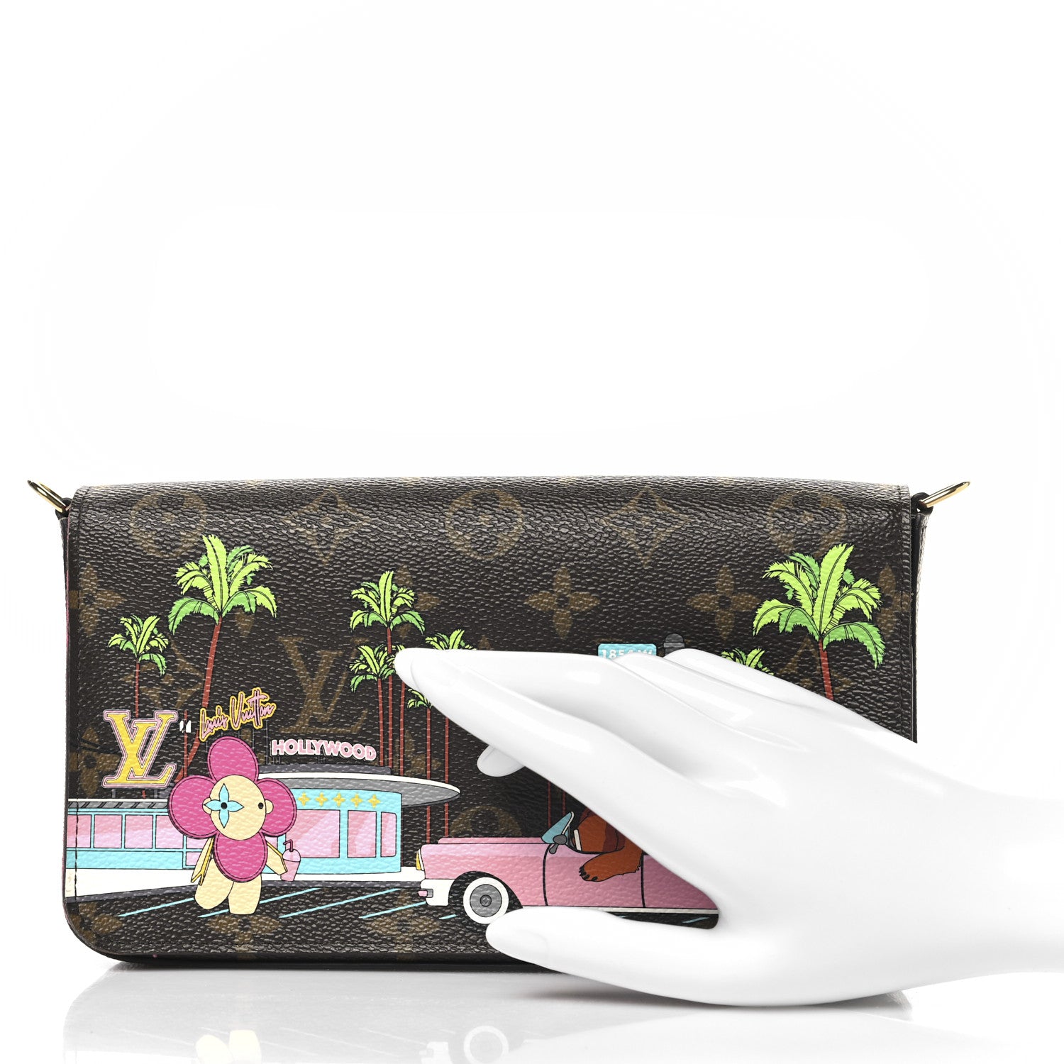 Louis Vuitton Monogram 2021 Christmas Animation Hollywood Pochette