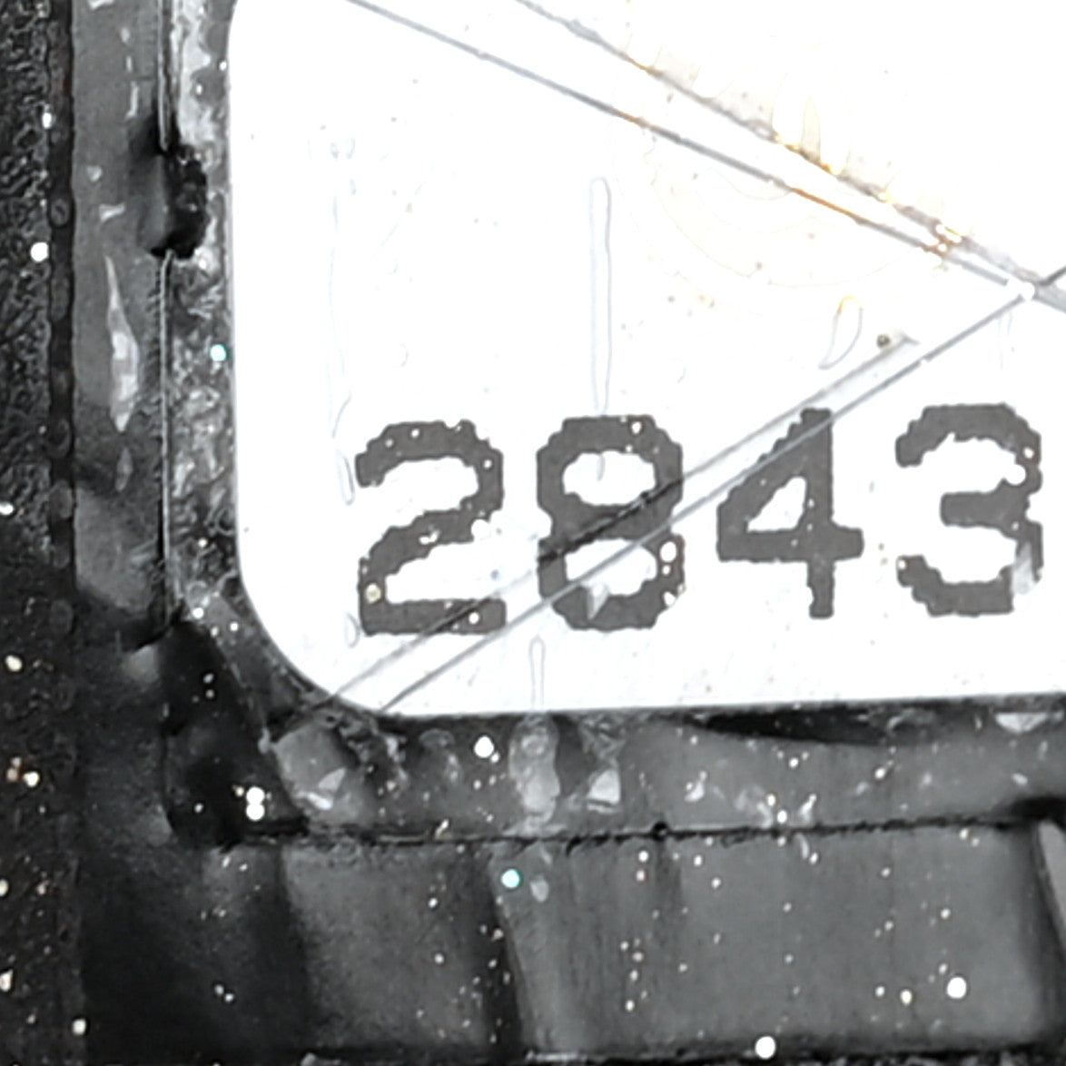 Caviar Studded Medium Deauville Pouch Black