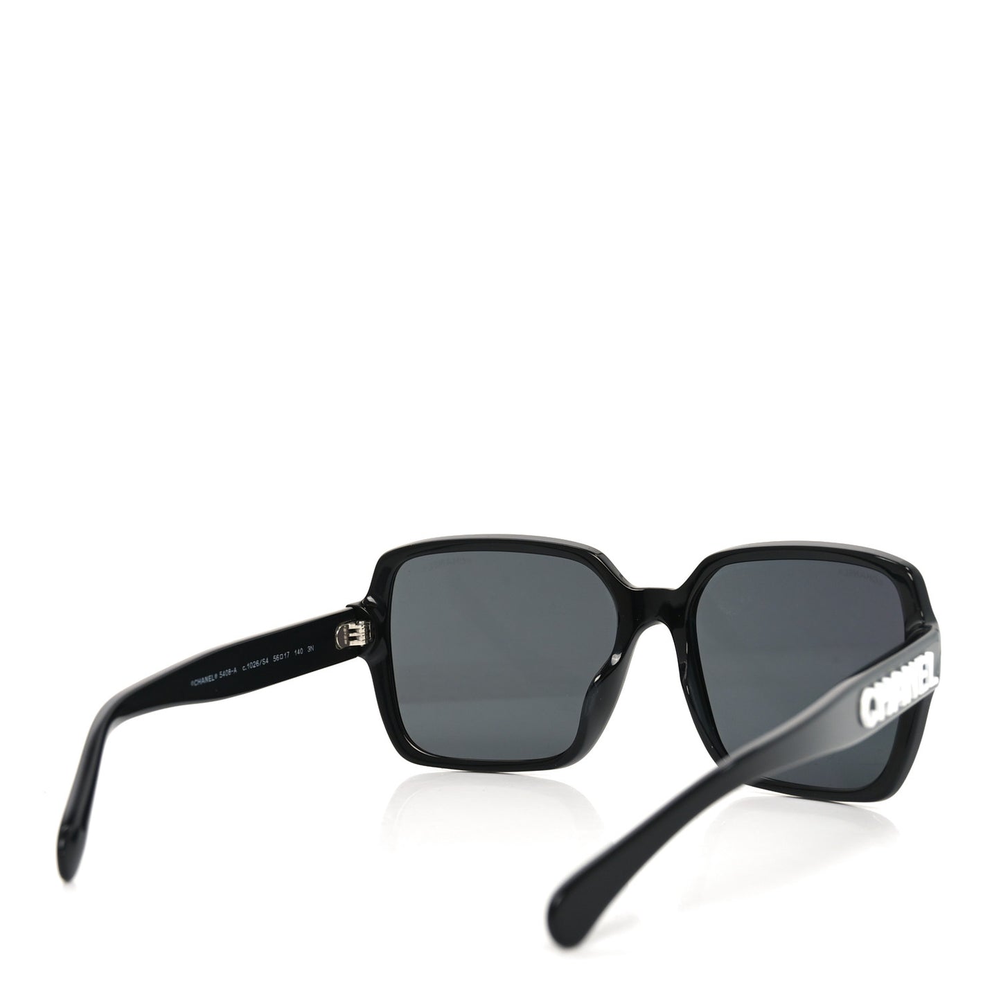 Acetate Square Sunglasses 5408-A Black
