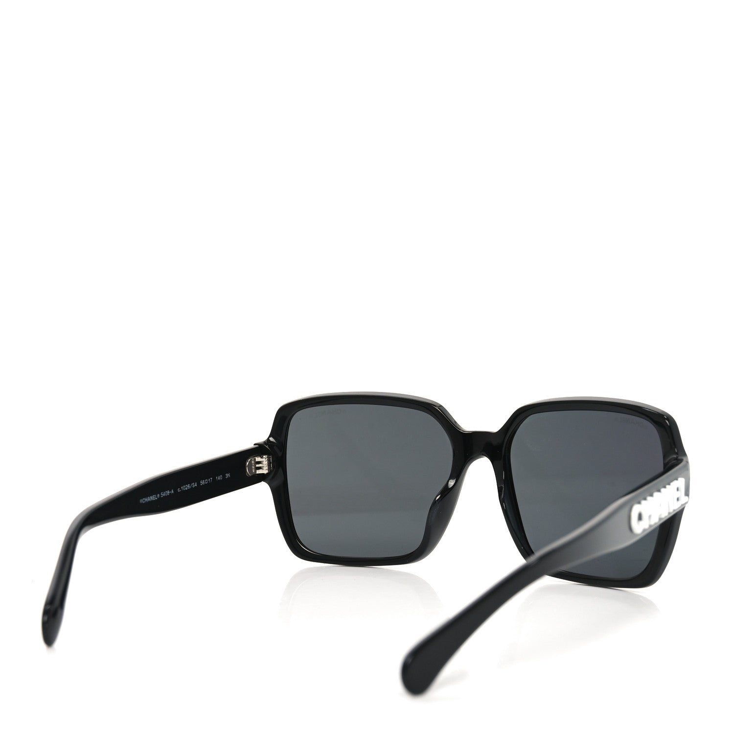 Chanel Acetate Square Sunglasses 5408-A Black 4 of 7