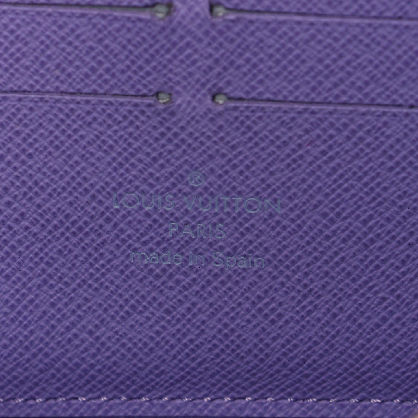 Monogram Multicolor Zippy Wallet Black Violet