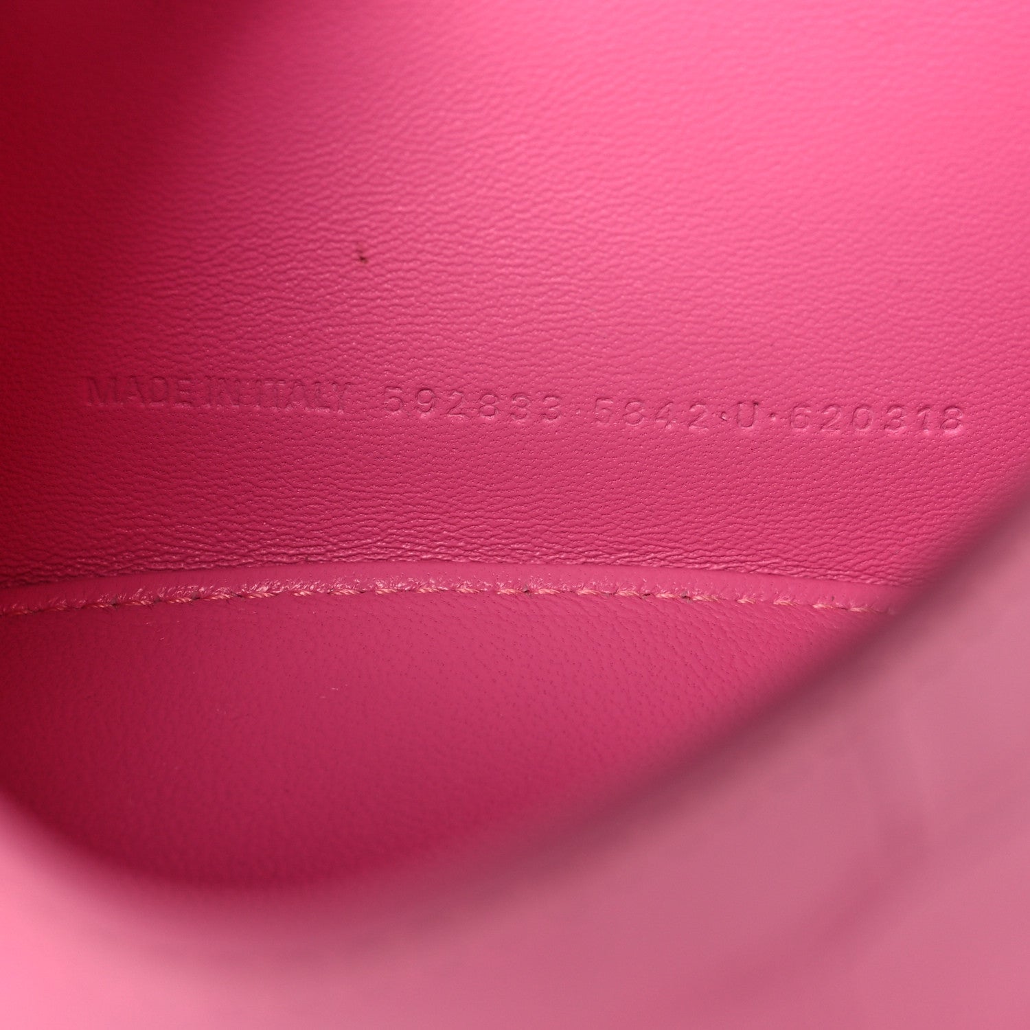 Balenciaga Shiny Calfskin Crocodile Embossed Hourglass Top Handle Bag XS Baby Pink 8 of 11