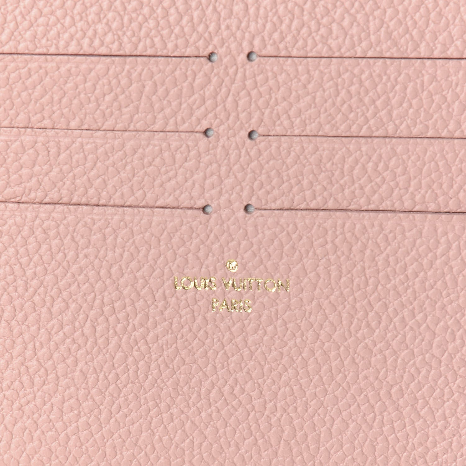 Louis Vuitton Calfskin Felicie Card Holder Insert Rose Poudre 5 of 5