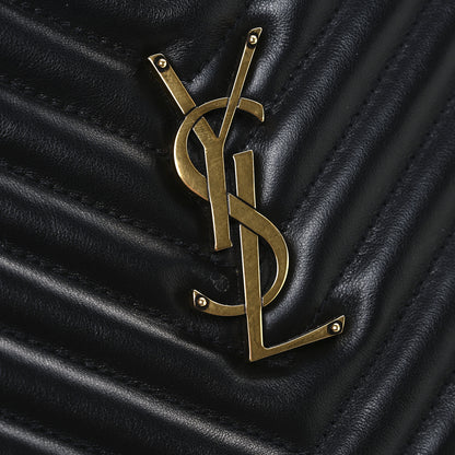 Saint Laurent Calfskin Matelasse Monogram Lou Camera Bag Black 11 of 11