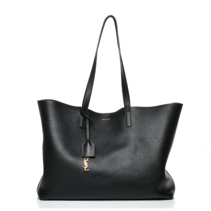 Saint Laurent Calfskin Large Shopping Tote Black 1 of 8