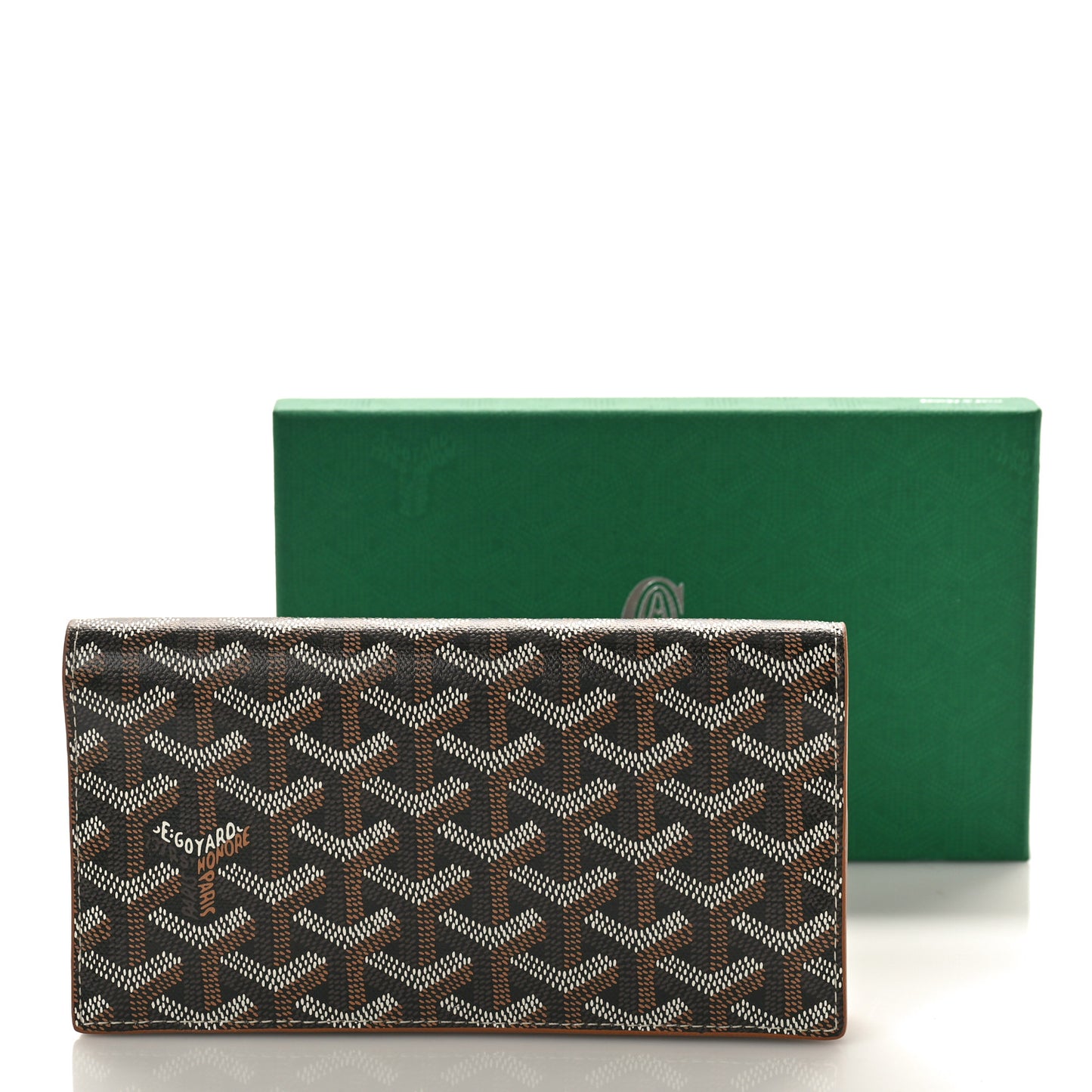 Goyardine Richelieu Wallet Black Gold