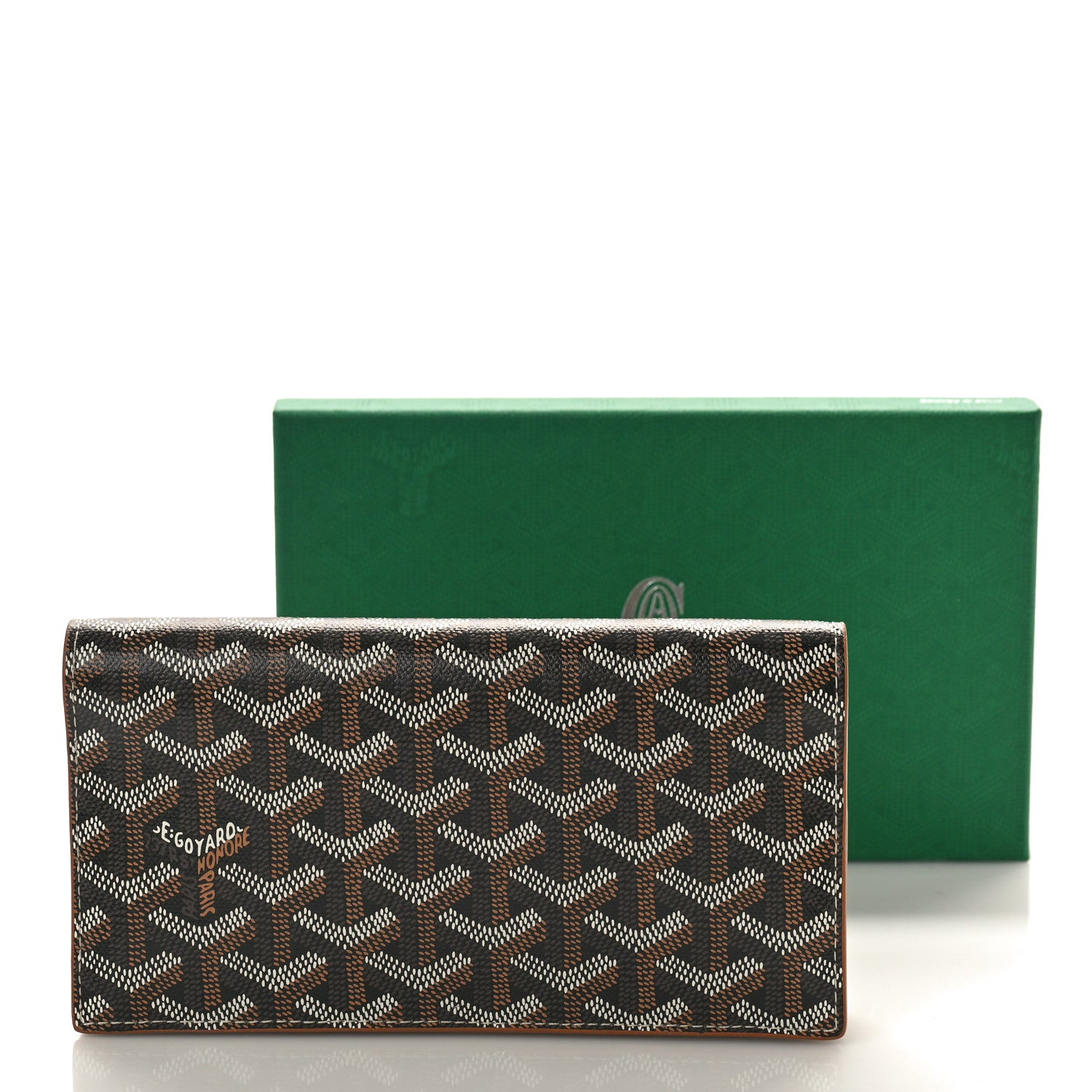 Goyard Goyardine Richelieu Wallet Black Gold 9 of 9