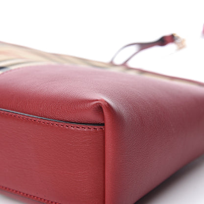 Burberry Horseferry Check Small Chichester Crossbody Clutch Bag Honey Parade Red 13 of 13