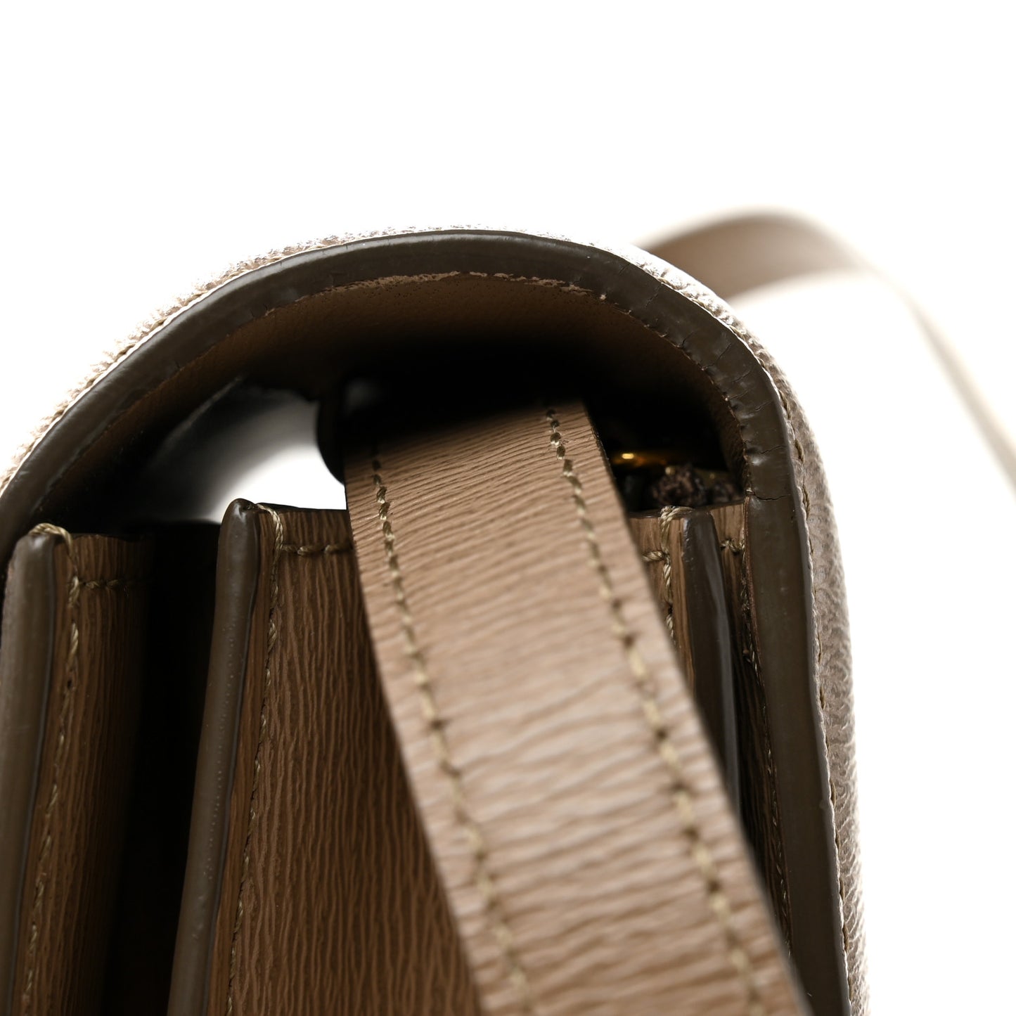 Liege Calfskin Medium Classic Box Flap Bag Souris