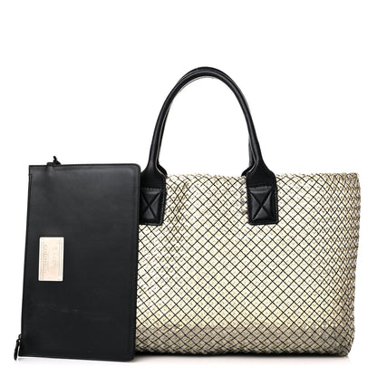 Bottega Veneta Nappa Intrecciato PVC Medium Cabat Black 1 of 12