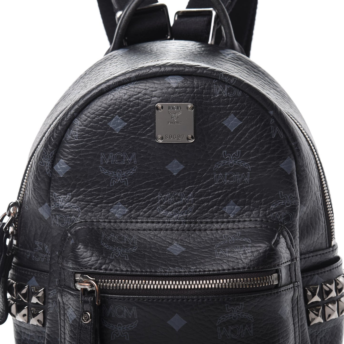 Visetos Side Stud Mini Stark Backpack Black