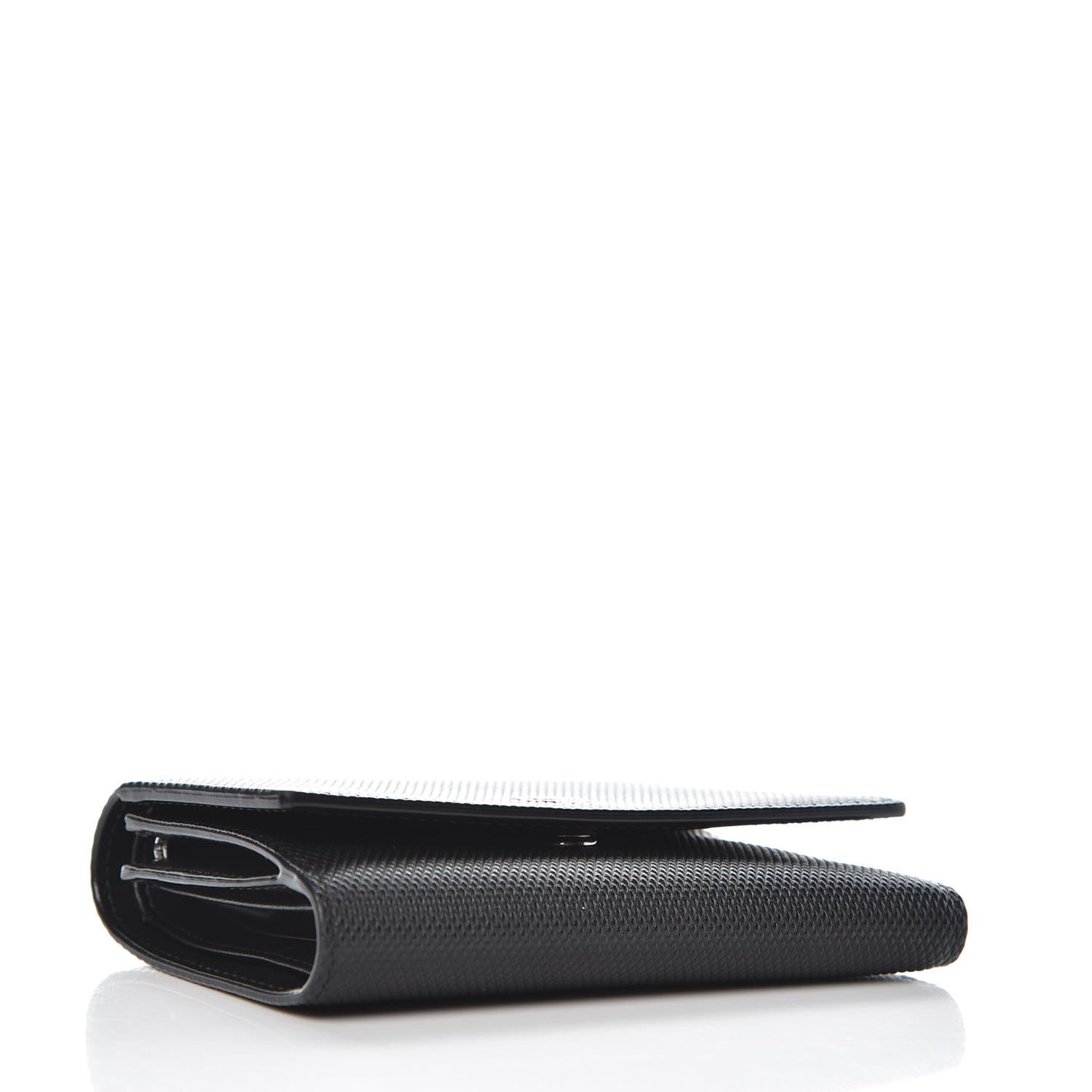 Saffiano Tri-Fold Wallet Black