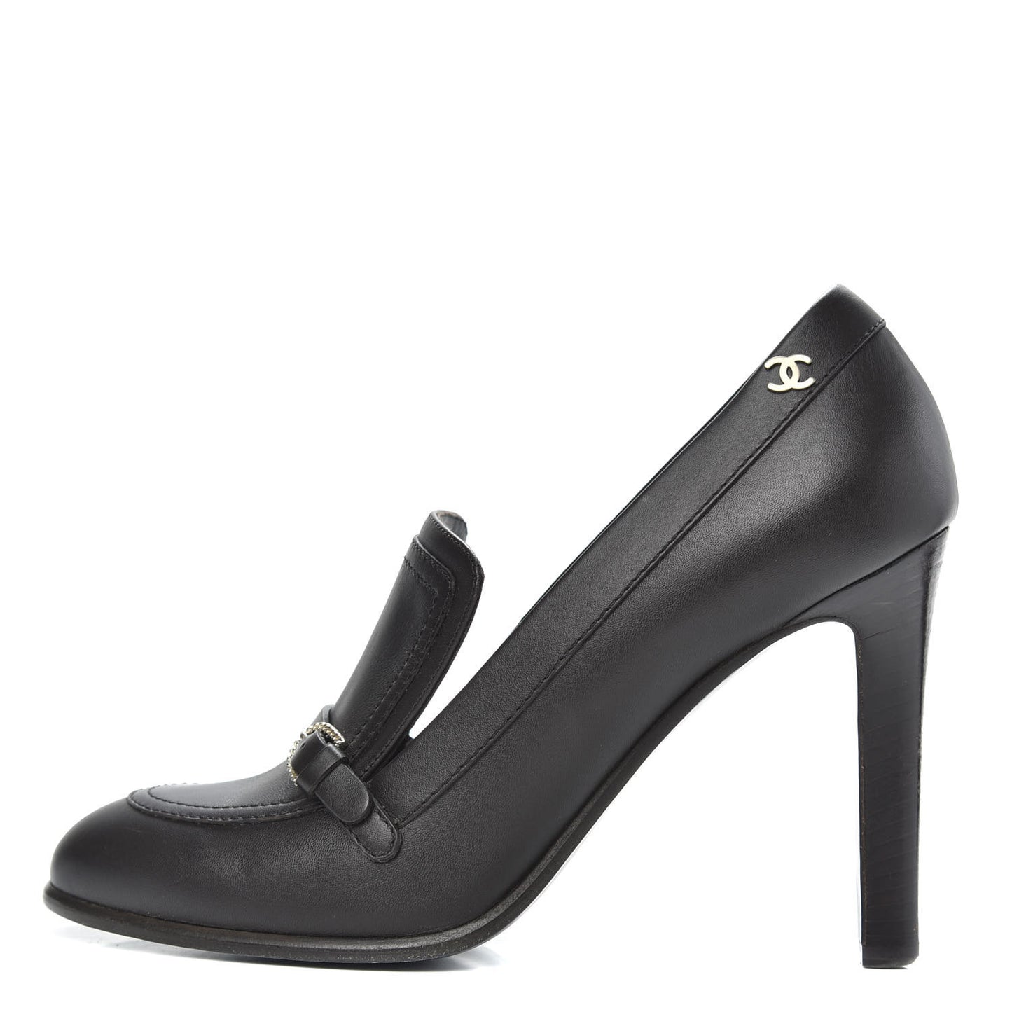Calfskin Buckle Pumps 39 Black